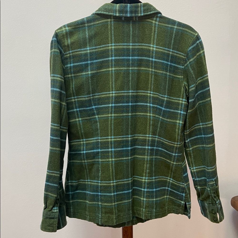 Patagonia Green and Blue Plaid Shirt - Picture 3 of 9